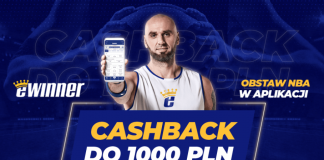 NBA: Cashback na NBA do 1000 PLN w eWinner!