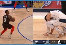 Wyniki NBA: Wielki rzut Lillarda, odnowił się uraz Davisa