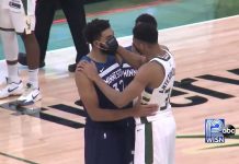 NBA: Giannis wspiera Townsa. Godne naśladowania zachowanie lidera Bucks