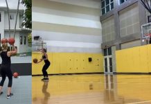 NBA: Żona koszykarza Heat też potrafi trafiać!