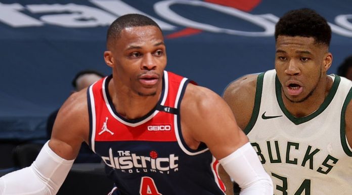 Wyniki NBA: Niesamowity mecz Westbrooka, triple-double Giannisa i Hardena, Mavericks lepsi od Nuggets