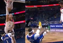 NBA: Najlepszy wsad sezonu? Hayes demoluje Jacksona!