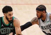 Wyniki NBA: Wielki rzut Tatuma, 42 punkty Dorta, Nets zmiażdżyli Timberwolves