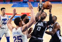 Wyniki NBA: Westbrook poprowadził Wizards, kontuzja Mitchella, Sixers lepsi od Clippers, wielki Julius Randle