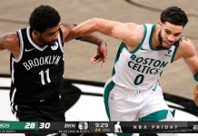 Wyniki NBA: Triple-double Westbrooka, Nets lepsi od Celtics, Warriors pierwszy raz z kibicami