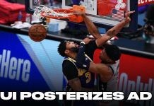 NBA Extra: Ależ to był wsad! Hachimura wziął Anthony’ego Davisa na plakat!