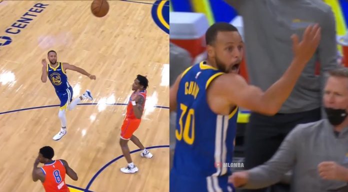 NBA: Gdyby to zaliczyli… Ekwilibrystyczny rzut Stephena Curry’ego!
