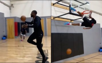 NBA: Wade wspólnie z synem powtórzyli legendarną akcję z LeBronem