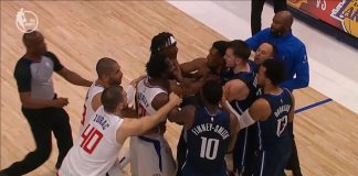 NBA: Beverley zaszedł za skórę Doncicowi. Było spięcie!