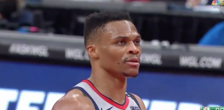 NBA: Westbrook wściekły po idiotycznym zachowaniu kibica