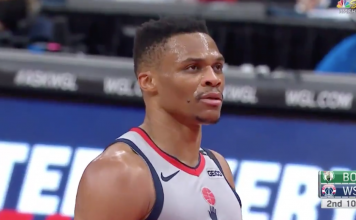 NBA: Westbrook wściekły po idiotycznym zachowaniu kibica