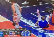 NBA: Kontuzja Joela Embiida. Niepokój w szeregach Sixers