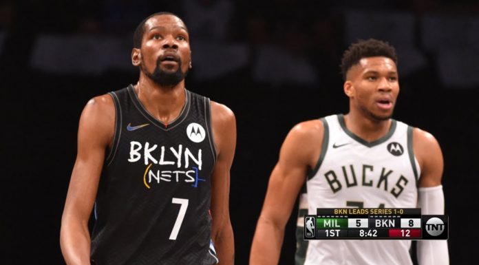 Wyniki NBA: Nets bez Hardena miażdzą Bucks, Suns lepsi od Nuggets na otwarcie serii Kevin Durant Giannis