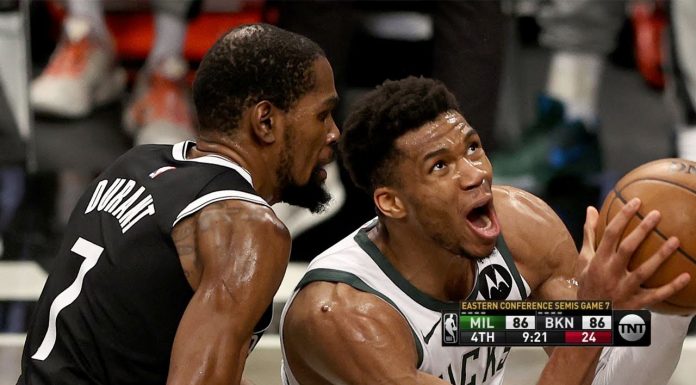 Wyniki NBA: Wielki pojedynek Giannisa z Durantem! Bucks w Finale Konferencji!