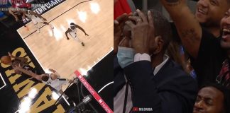 NBA: Jak on to trafił?! Clint Capela zza tablicy