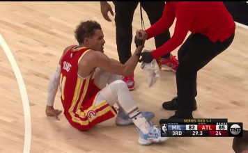 NBA: Trae Young nie mógł w to uwierzyć! Rzucał za trzy i… faulował?