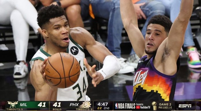 Wyniki NBA: Wielki występ Giannisa nie wystarczył. Phoenix Suns podwyższyli prowadzenie