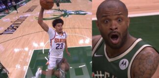 NBA: Najlepszy wsad finałów? Cam Johnsona demoluje Tuckera!