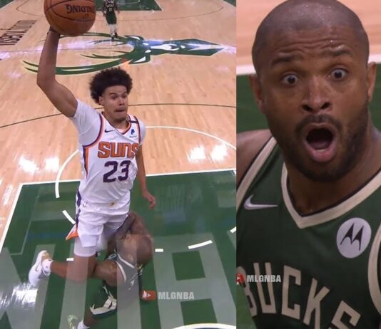 NBA: Najlepszy wsad finałów? Cam Johnsona demoluje Tuckera!