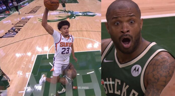 NBA: Najlepszy wsad finałów? Cam Johnsona demoluje Tuckera!