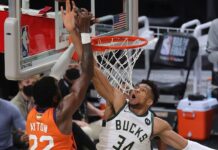 NBA: Niesamowity blok Giannisa na Aytonie. Ta akcja uratowała Bucks!