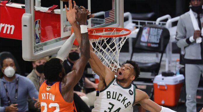 NBA: Niesamowity blok Giannisa na Aytonie. Ta akcja uratowała Bucks!