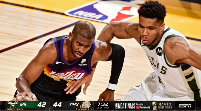 Wyniki NBA: Kluczowy przechwyt Holidaya! Bucks o krok od mistrzostwa!