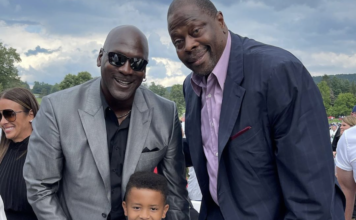 NBA: Michael Jordan i Patrick Ewing spotkali się podczas ceremonii… ale nie koszykarskiej