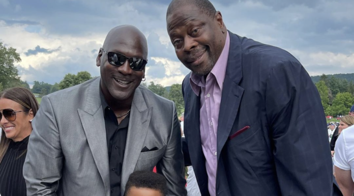 NBA: Michael Jordan i Patrick Ewing spotkali się podczas ceremonii… ale nie koszykarskiej