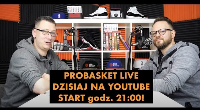 Dziś polskie studio o NBA! Zapraszamy od 21:00 na YouTube
