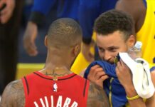 NBA: Lillard wkurzył Curry’ego? To dlatego lider Warriors rzucił 62 punkty?