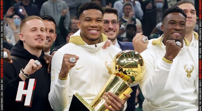 NBA: Zobacz ceremonię jak Bucks odbierali pierścienie i zawiesili baner mistrzowski
