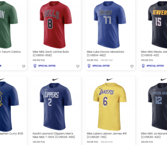 Koszulki NBA – t-shirty i jerseye w dobrych cenach! Mamy kod rabatowy