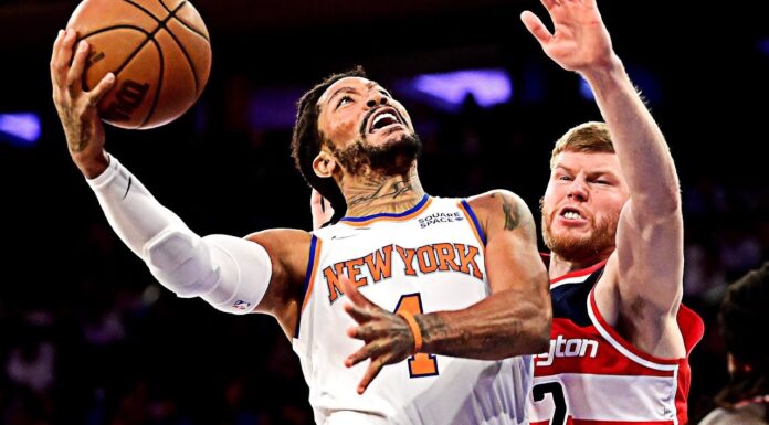 Wyniki NBA: Rose poprowadził “comeback” Knicks. 22 trójki Kings
