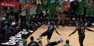 NBA: Flopowanie może skończyć się tragedią. W tym przypadku było blisko