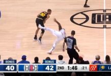 NBA: Zobacz jak Curry bawi się z obroną Clippers!