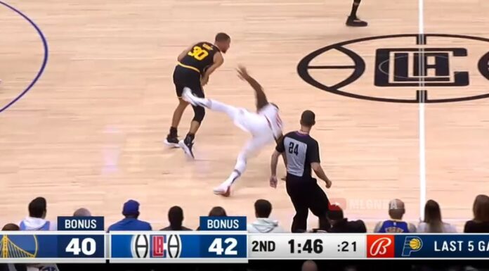 NBA: Zobacz jak Curry bawi się z obroną Clippers!