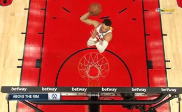 NBA: Piękny ALLEY OOP o tablicę! Co za akcja Bulls!
