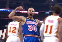 Wyniki NBA: 50 punktów Stepha Curryego, Lakers wygrali po dogrywce, 38 punktów Duranta nie wystarczyło