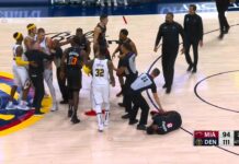 NBA: Jokiciowi puściły nerwy! Znokautował rywala