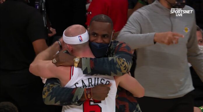 NBA: Los Angeles Lakers uczcili powrót Alexa Caruso