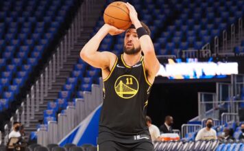 NBA: Klay Thompson w wyśmienitej formie! 22 trójki z rzędu!