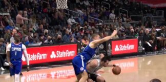 NBA: Cyrkowy rzut z podłogi. Jak to wpadło?!