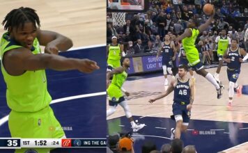 NBA: Ależ poleciał! Niesamowity wsad Anthony’ego Edwardsa