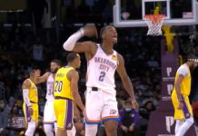 Wyniki NBA: Lakers bez LeBrona przegrywają z Thunder! Fatalny mecz Miami Heat, nowy lider na wschodzie