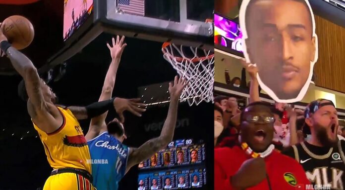 NBA: Ale winda! John Collins zdemolował obrońcę!