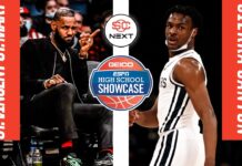 NBA: Świetny mecz Bronny’ego Jamesa, na trybunach gwiazdy NBA!