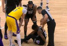 NBA: Kolejna kontuzja. Tym razem z udziałem sędziego