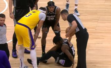 NBA: Kolejna kontuzja. Tym razem z udziałem sędziego