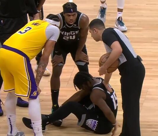 NBA: Kolejna kontuzja. Tym razem z udziałem sędziego